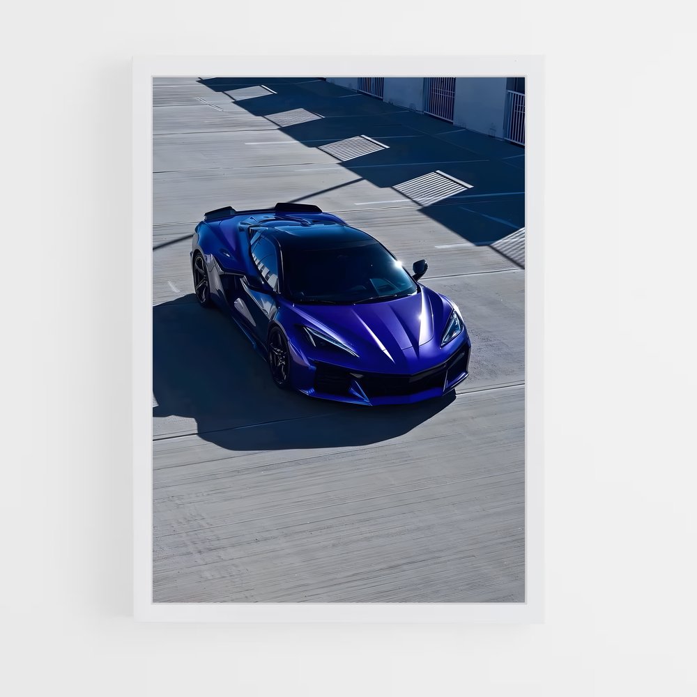 Poster Supercar Élite – affiche Chevrolet (vue 3)
